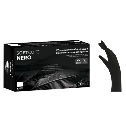 ΓΑΝΤΙΑ LATEX SOFT CARE NERO ΧΩΡΙΣ ΠΟΥΔΡΑ 100 ΤΜΧ
